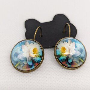 Floral earrings